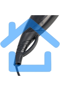 Фен для волос Galaxy Line GL 4332, черный, 2000 Вт, 2 скорости потока воздуха, 3 температурных режима, функция 