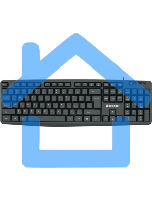 Клавиатура проводная Defender Concept HB-164, USB, черный