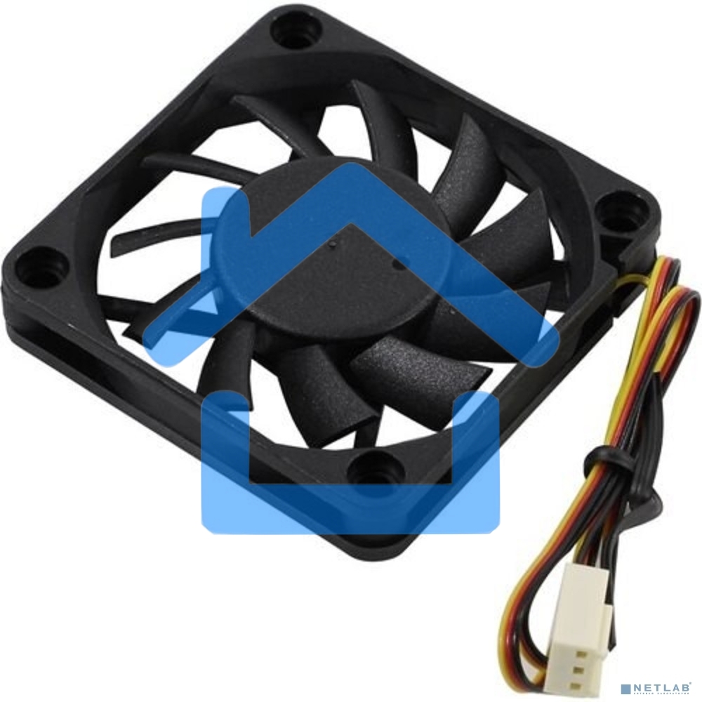 Вентилятор для корпуса ExeGate ExtraSilent ES06010S3P черный, 60 мм, 2000 об/мин, 16 дБ, 3 pin