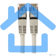Пaтч-корд Rexant  F/UTP, категория 5e, RJ45-RJ45, экранированный, 24AWG, LSZH, серый, 1м