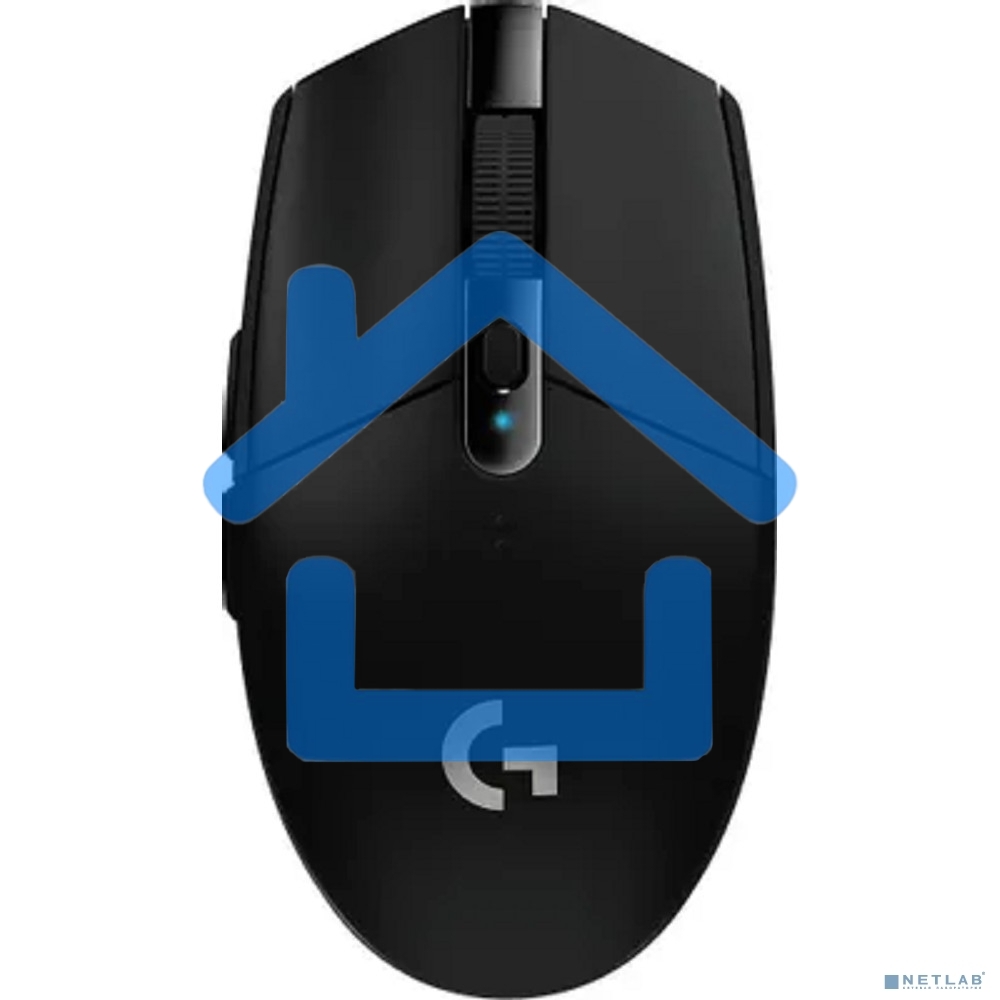 Мышь беспроводная Logitech G304 Lightspeed черный, 12000 dpi, радиоканал, USB, кнопки - 6