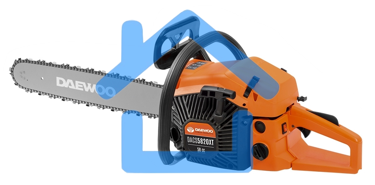 Бензопила DAEWOO DACS5820XT 58см3 4.5лс 50см 10500об/мин