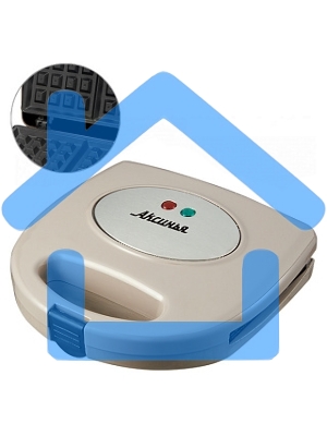 Вафельница Аксинья ВЕНСКАЯ КС-5002 бежевый, 800Вт, антипригар. покрытие