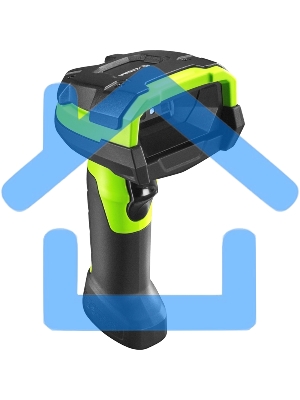 Сканер штрих-кода ручной Zebra DS3608 (DS3608-ER3U4602ZVW) 2D Imager (дальнобойный), проводной, USB, RS-232 (COM порт, Serial), зеленый/черный