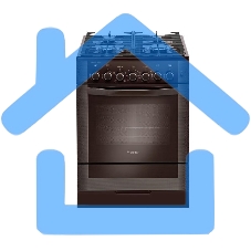 Плита комбинированная Gefest ПГЭ 6502-02 0045 коричневый, конфорок 4 газовых, духовка 55 л, 60 см x 85 см x 60 см