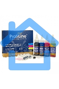 Комплект ун-ных чернил для принтеров Canon /Epson, Black/Cyan/Magenta/Yellow 4*40 мл водн ProfiLine