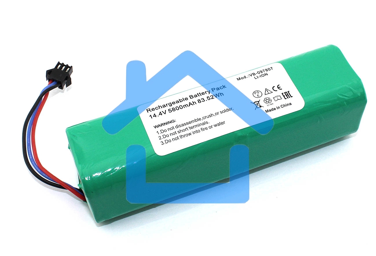 Аккумулятор для Xiaomi Roborock Viomi S9 14.4V 5800 mAh 4S2P