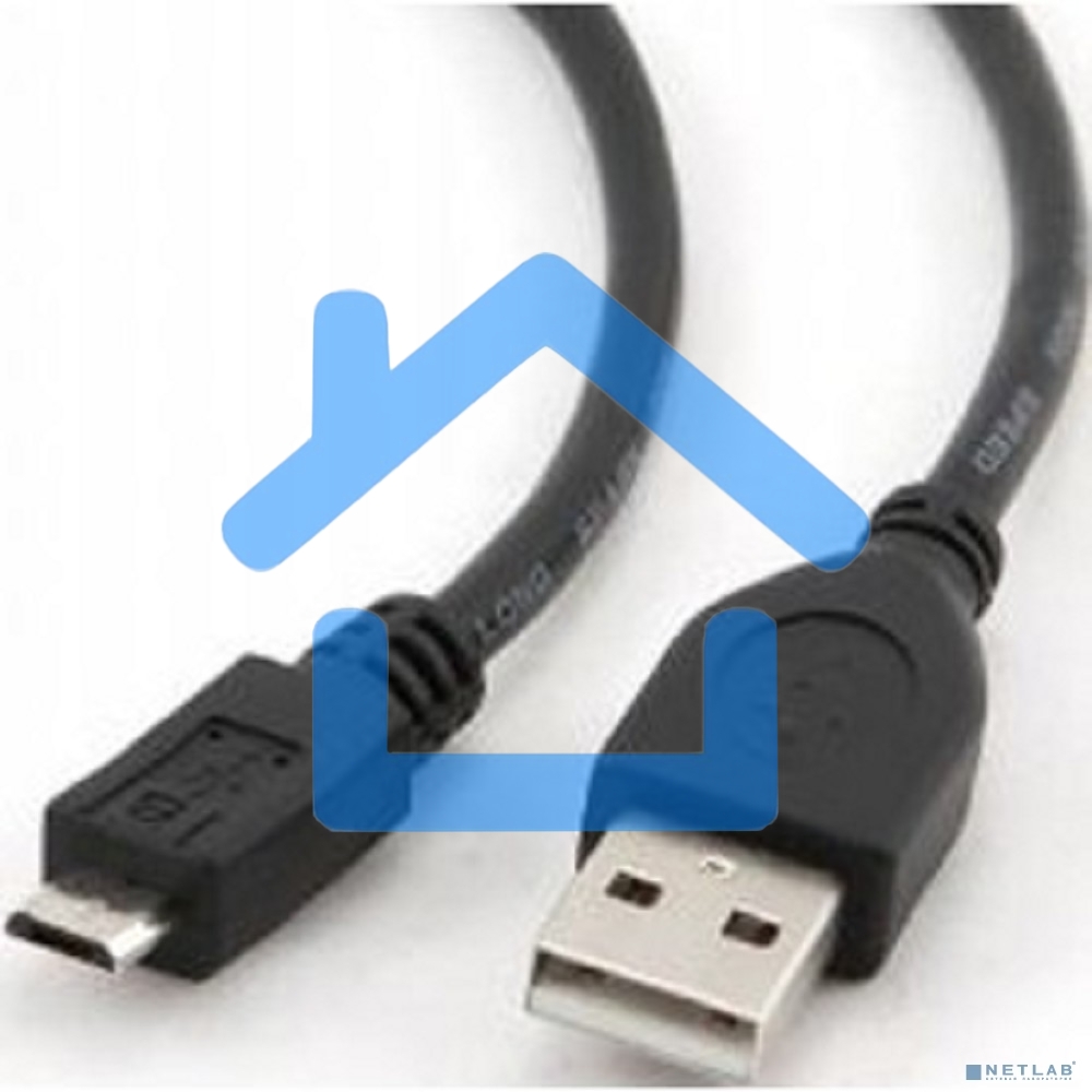 Кабель USB 2.0 Pro Cablexpert CCP-mUSB2-AMBM-10, AM/microBM 5P, 3м, экран, черный, пакет