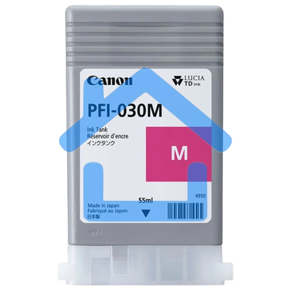 Картридж струйный Canon INK TANK PFI-030 MAGENTA пурпурный (55 мл.)