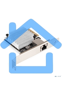 Сетевой адаптер ExeGate EXE-107S (PCI-E x4 v3.0, 1xRJ45, UTP 100Mbps/1000Mbps/2.5Gbps/10Gbps Marvell AQC107S)
