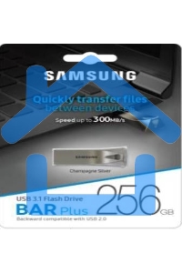 Флешка USB256 Gb USB <USB 3.1> Samsung BAR Plus (up to 300Mb/s) (MUF-256BE3/APC)