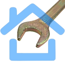 Ключ гаечный рожковый Rexant 12х13 мм, желтый цинк