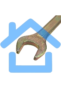 Ключ гаечный рожковый Rexant 12х13 мм, желтый цинк