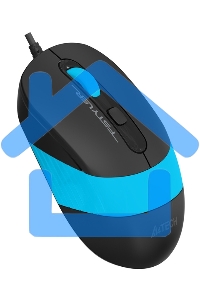 Мышь проводная A4Tech Fstyler FM10 черный/синий, 1600 dpi, USB, кнопки - 4