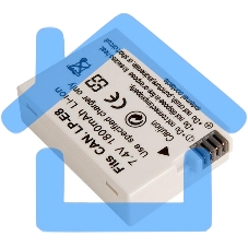 Аккумуляторная батарея для фотоаппарата Canon EOS 550D 7,4V 1800mAh Li-ion