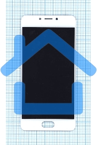 Дисплей для Meizu M5с, белый