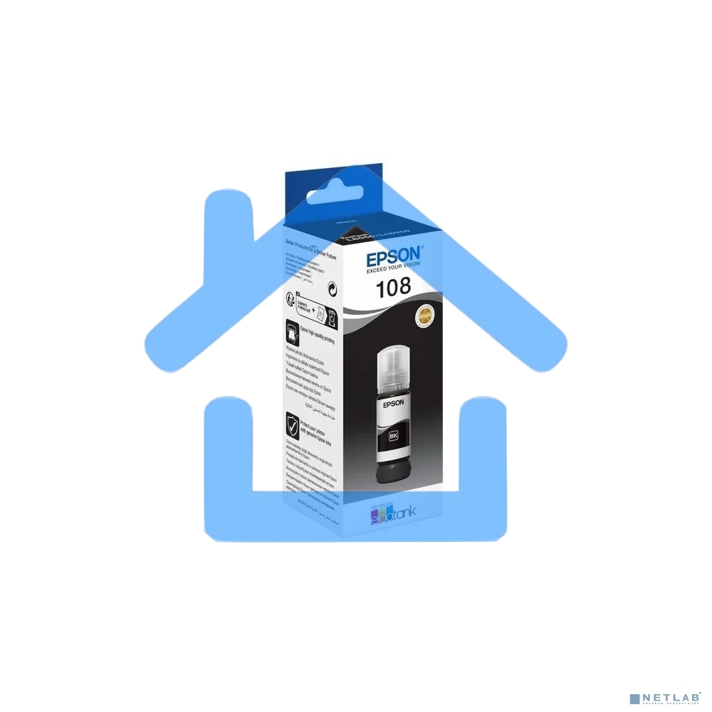 Контейнер с черными чернилами EPSON C13T09C14A