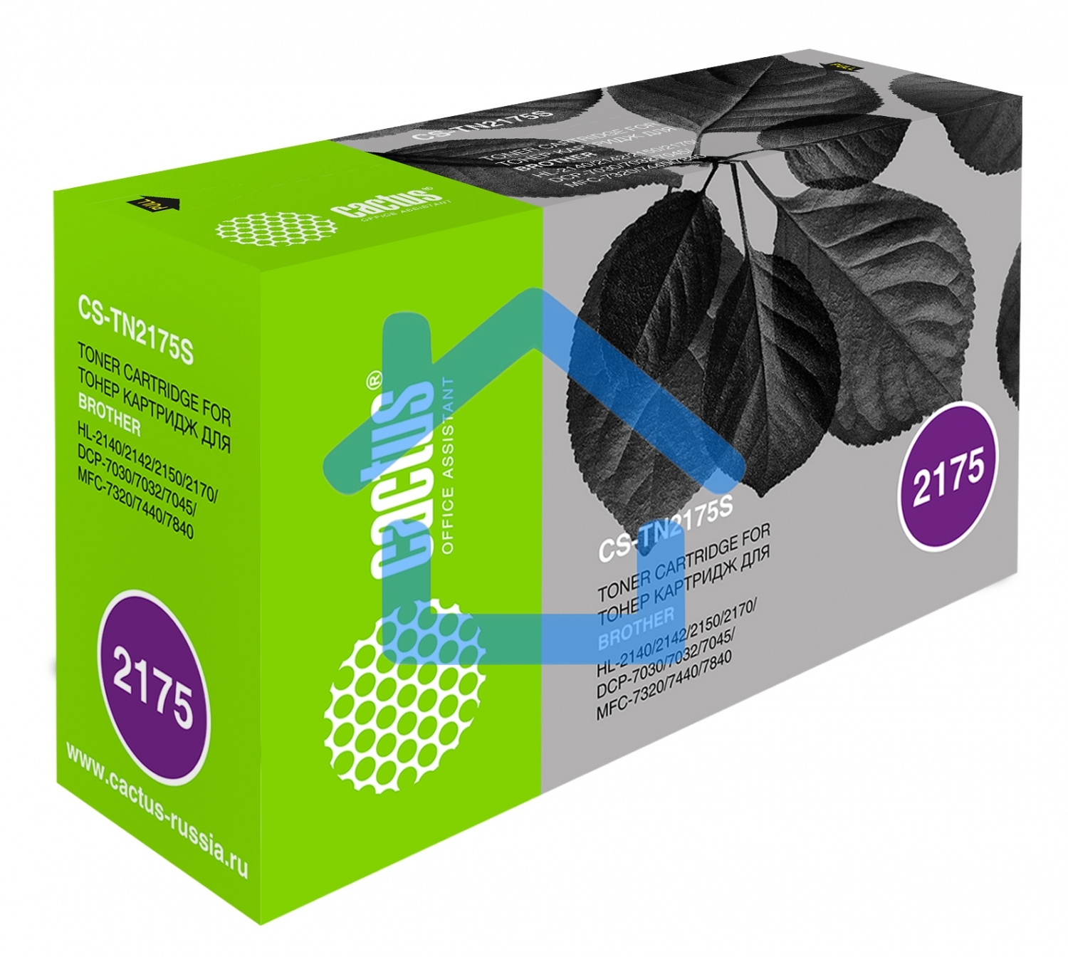 Картридж лазерный Cactus CS-TN2175S черный (2600 стр.) для Brother HL-2140/2150/2170