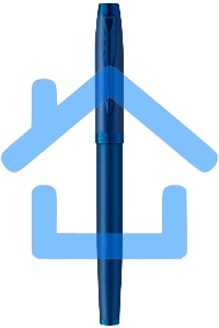 Ручка перьевая Parker IM Monochrome F328 (2172963) Blue PVD F сталь нержавеющая, подарочная коробка