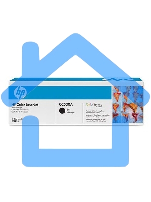 Картридж лазерный HP CC530A черный для LJ CP2025/CM2320 3500стр.
