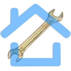 Ключ гаечный рожковый Rexant 10х11 мм, желтый цинк