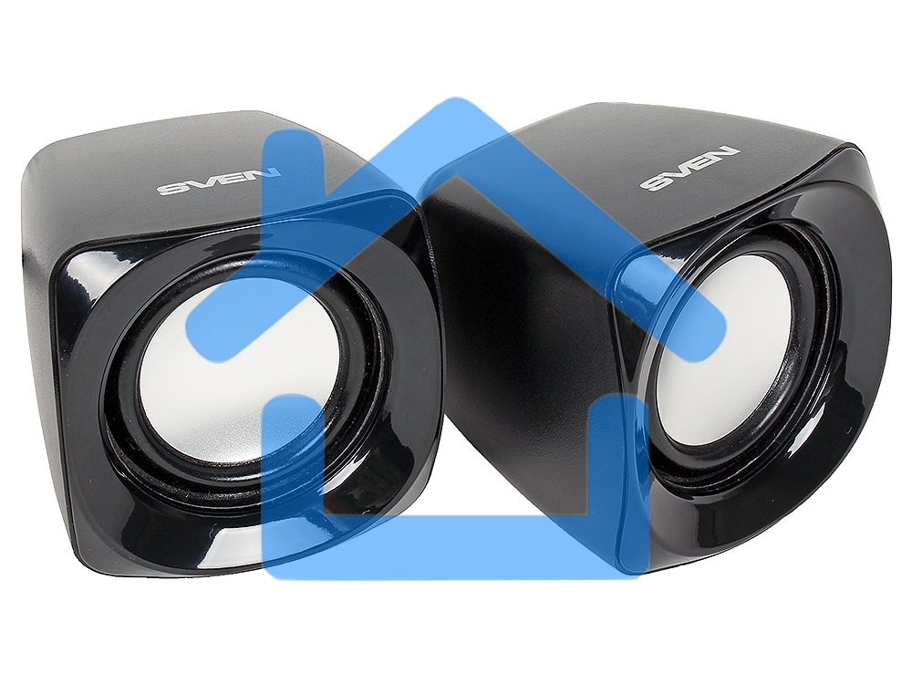 Акустическая система Sven 120 2.0 черный 5Вт