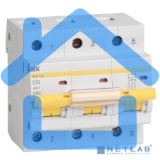 Выключатель автоматический модульный 3п C 25А 10кА ВА47-100 ИЭК MVA40-3-025-C