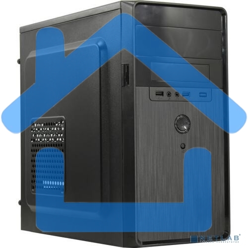 Компьютерный корпус Minitower ExeGate EX286425RUS BA-309-400W-8 (mATX, БП AA400 с вент. 8см, 2*USB, HD аудио, черный)