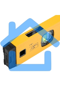 Уровень алюминиевый, магнит., фрезерованный, 3 глазка (1 зеркал.), 0,5 мм/м, 1200 мм Denzel