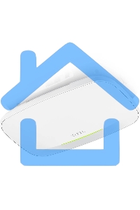 Точка доступа Zyxel NebulaFlex NWA110BE, Wi-Fi 7 (BE6500), MU-MIMO 4x4:2 + 2x2, 1xLAN 2.5GE, без БП