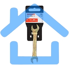 Ключ гаечный рожковый Rexant 10х11 мм, желтый цинк