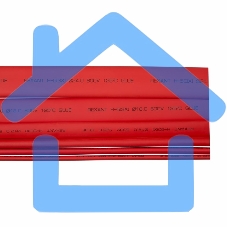 Термоусаживаемая трубка клеевая Rexant 18,0/6,0 мм, красная, упаковка 10 шт. по 1 м