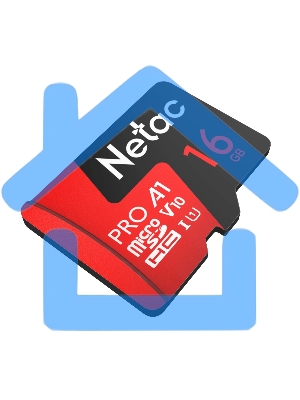 Флеш-накопитель NeTac Карта памяти Netac MicroSD P500 Extreme Pro 16Gb, Retail version card only