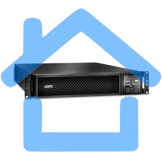 Источник бесперебойного питания APC Smart-UPS SRT SRT1500RMXLI 1500Вт 1500ВА черный