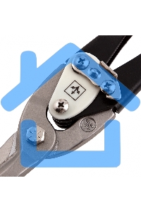 Ножницы по металлу Matrix, удлиненные, 290 мм, прямой рез, CrMo, 2-комп.обрезиненные рук-ки, PRO