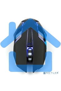 Мышь беспроводная Nakatomi MROG-20UR черный, 2400 dpi, радиоканал, USB, кнопки - 6