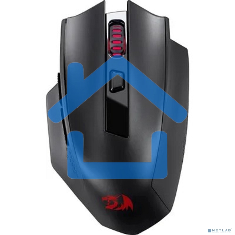 Мышь беспроводная REDRAGON Woki черный, 26000 dpi, радиоканал, Bluetooth, USB, кнопки - 6