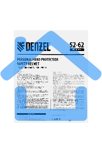 Каска защитная ударопрочная Denzel ABS/PC, плавная регулировка, модель 