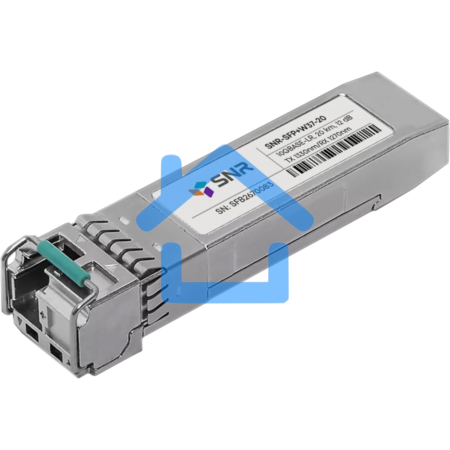 Модуль SNR SFP+ WDM, дальность до 20км (12dB), 1330нм