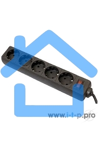 Сетевой фильтр Defender ES, 5.0м, 5 розеток, черный