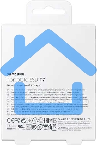 Внешний SSD Samsung T7, 2TB, USB 3.2 Gen 2 Type-C, R/W 1050/1000, титан