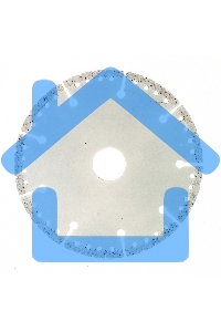 Диск алмазный Matrix отрезной Мультирез ф125 х 22,2мм, сухой/мокрый рез, PRO