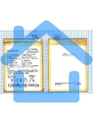 Аккумуляторная батарея TLp025A2 для Alcatel One Touch 6040, 6043, 7047, 8000, 8008