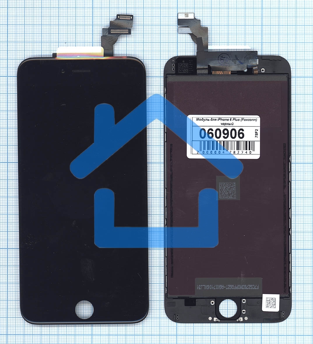 Дисплей для Apple iPhone 6 Plus в сборе с тачскрином (Foxconn) черный