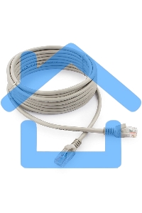 Патч-корд UTP Cablexpert кат.5e, 5м, литой, многожильный (серый)