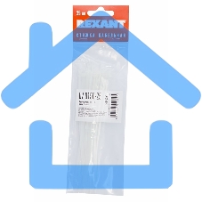 Хомут-стяжкa нeйлонoвая Rexant 150x2,5 мм, белая, упаковка 25 шт.