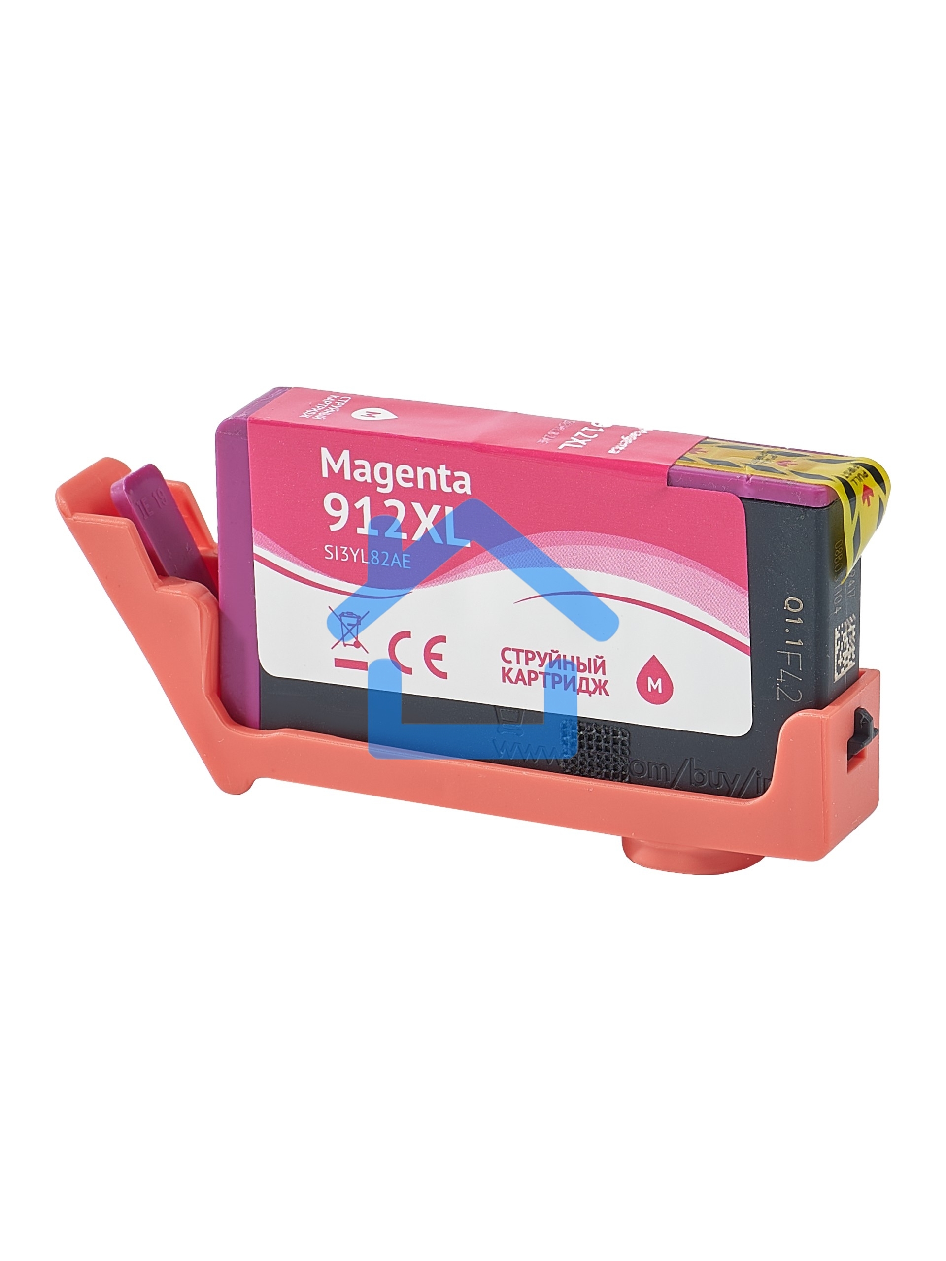Струйный картридж Sakura 3YL82AE (№912XL Magenta) для HP, пурпурный, 10,5 мл., 825 к.