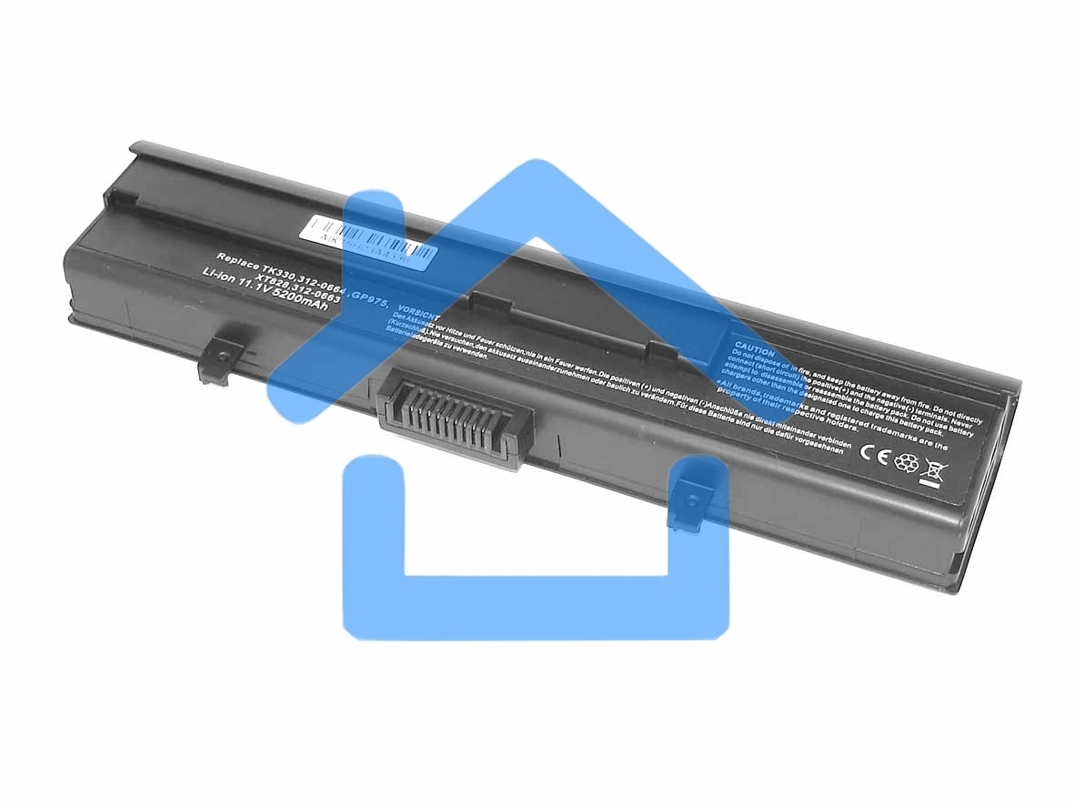 Аккумуляторная батарея для ноутбука Dell XPS M1530 5200mAh OEM