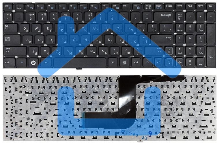 Клавиатура для ноутбука Samsung RC510 RV511 RV513 RV520 черная