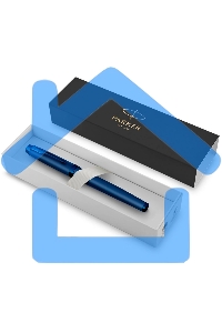 Ручка перьевая Parker IM Monochrome F328 (2172963) Blue PVD F сталь нержавеющая, подарочная коробка